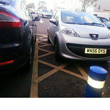 WN56 DYS is an Inconsiderate Parker