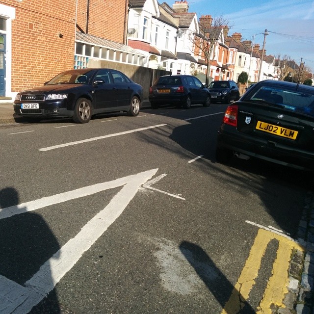 BN51 BFE displaying Inconsiderate Parking