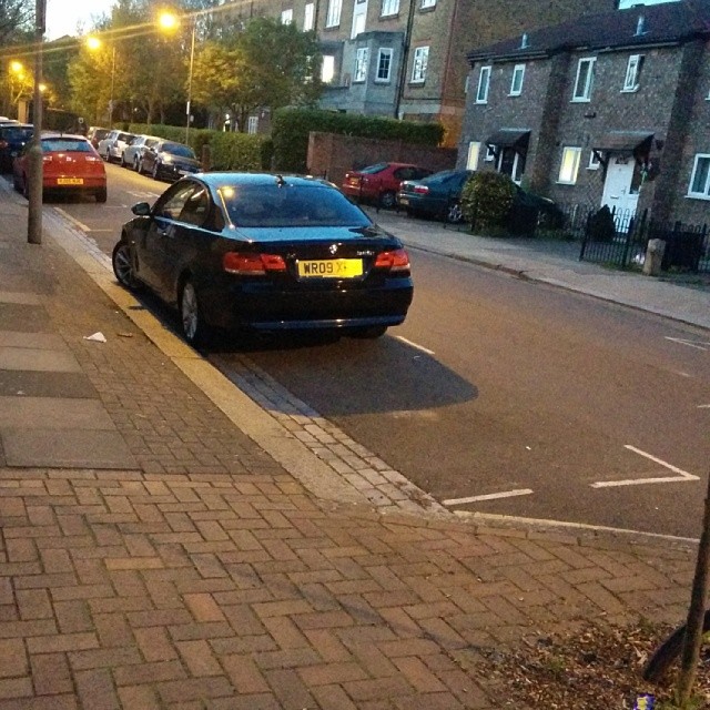WR09 XPE displaying Inconsiderate Parking