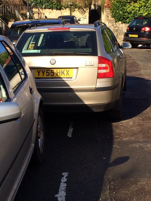 YY55 HKX is an Inconsiderate Parker