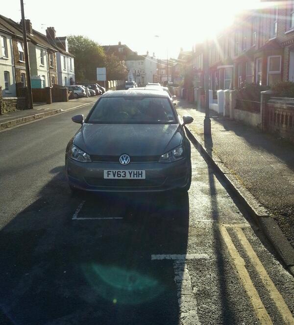 FV63 YHH is an Inconsiderate Parker