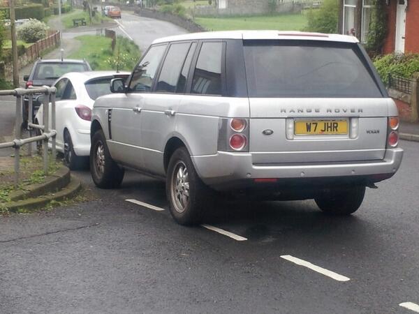 W7 JHR is an Inconsiderate Parker