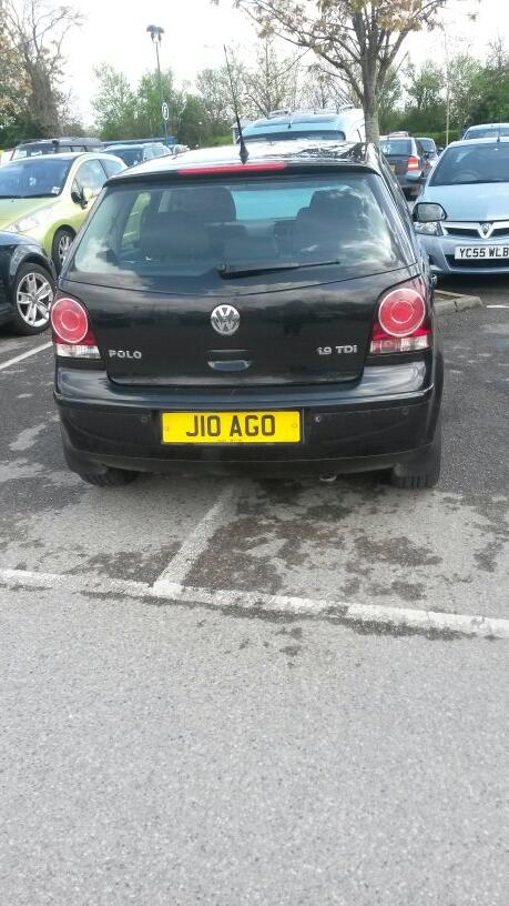 J10 AGO displaying Selfish Parking