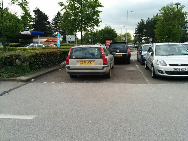 X271 JCK displaying Selfish Parking