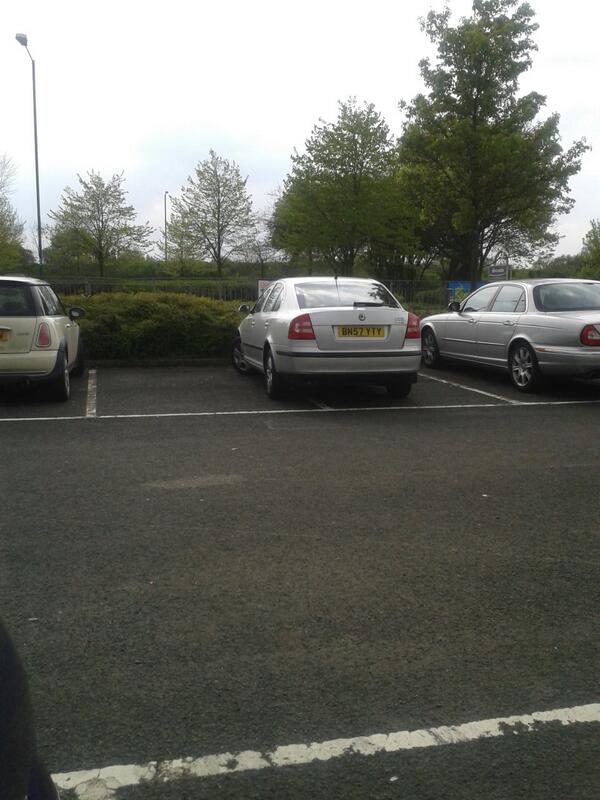 BN57 YTY is an Inconsiderate Parker