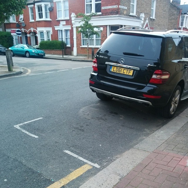 LD61 CTF displaying Inconsiderate Parking