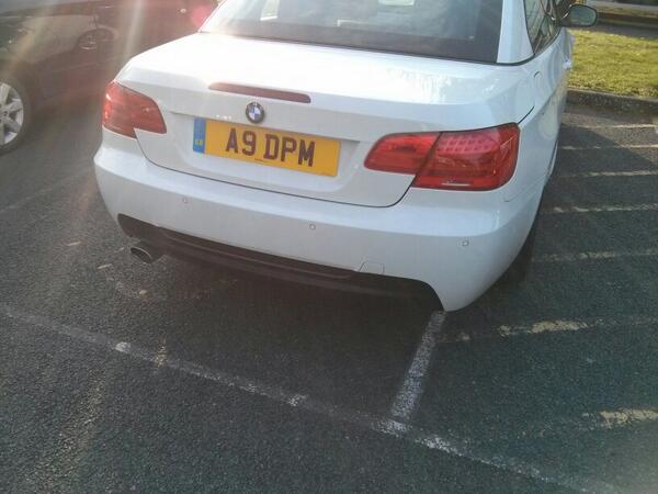 A9 DPM displaying Inconsiderate Parking