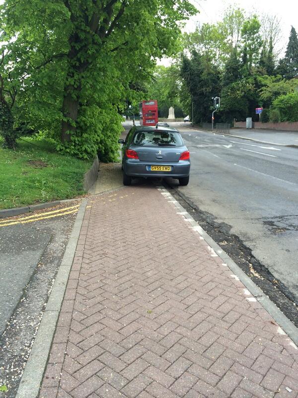 GV55 EWD displaying Selfish Parking