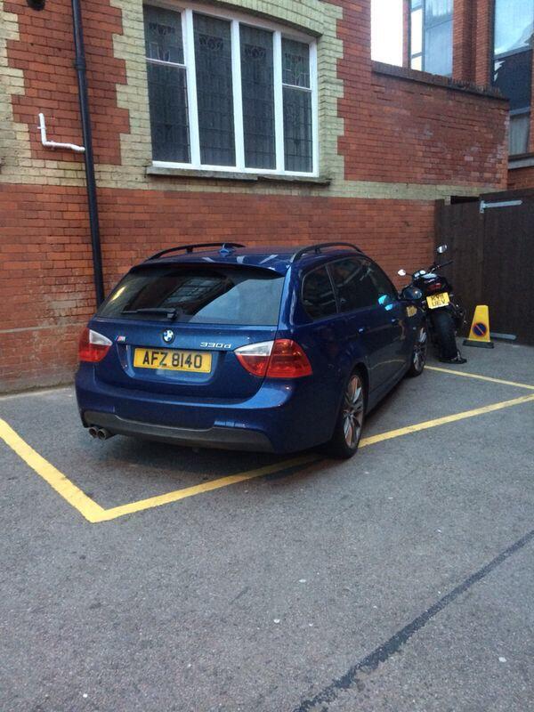 AFZ 8140 displaying Inconsiderate Parking