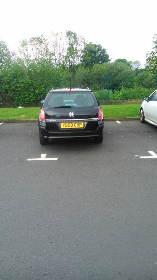 YD08 ONP is an Inconsiderate Parker