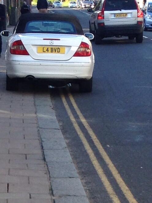 L4 BVD displaying Inconsiderate Parking