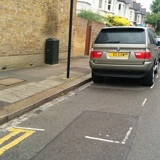 X5 EDW displaying Selfish Parking