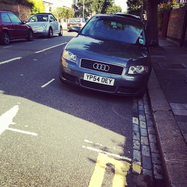 YP54 OEY displaying Inconsiderate Parking