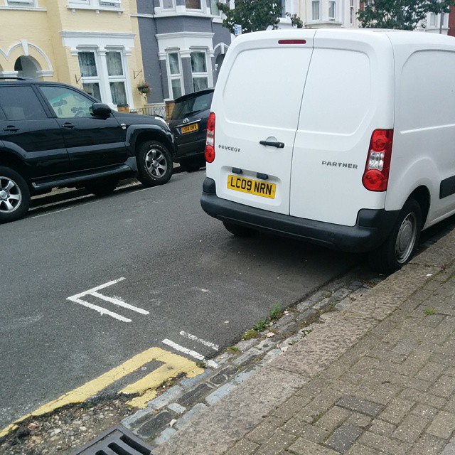 LC09 NRN displaying Inconsiderate Parking