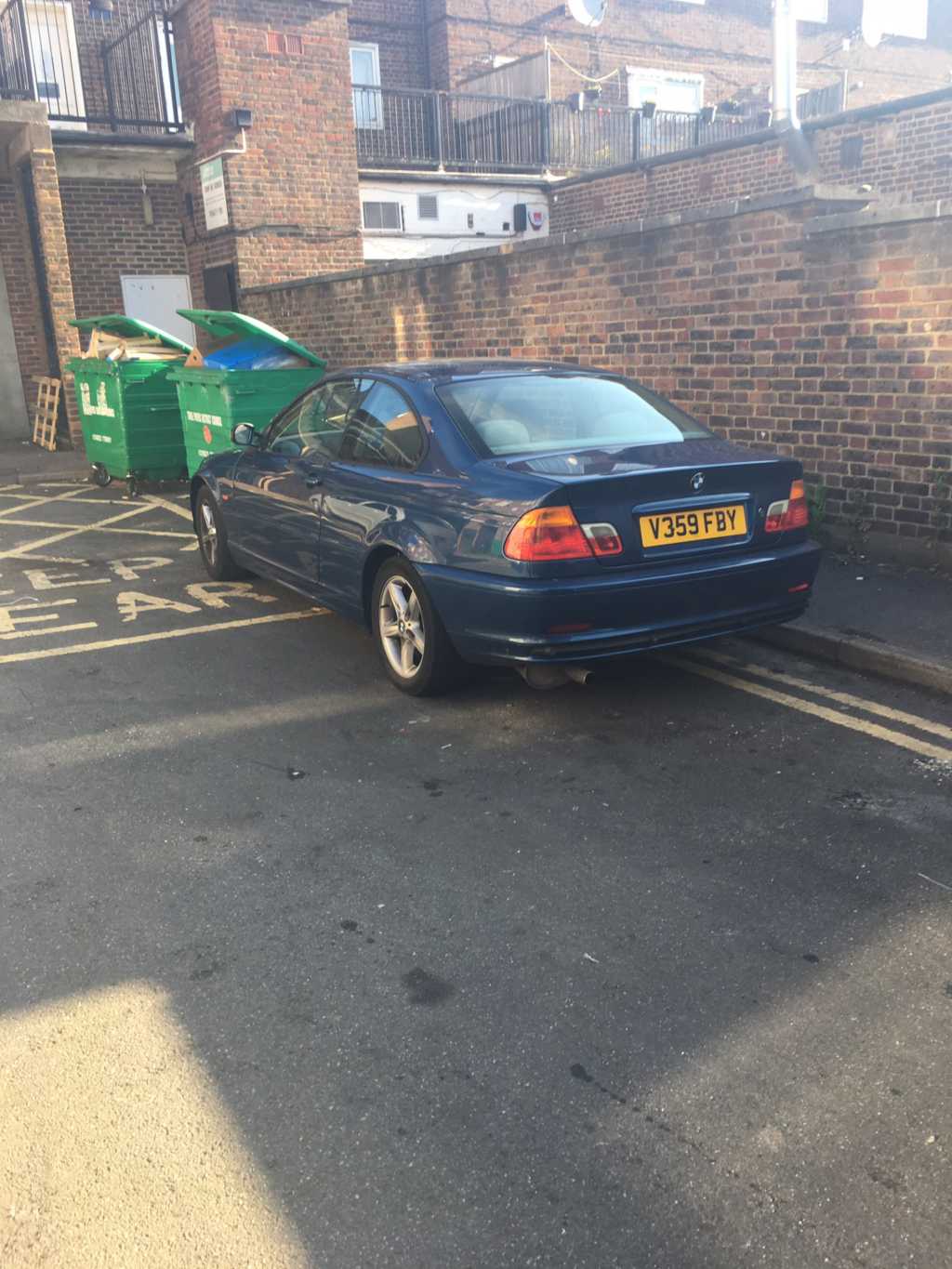 V359 FBY is an Inconsiderate Parker