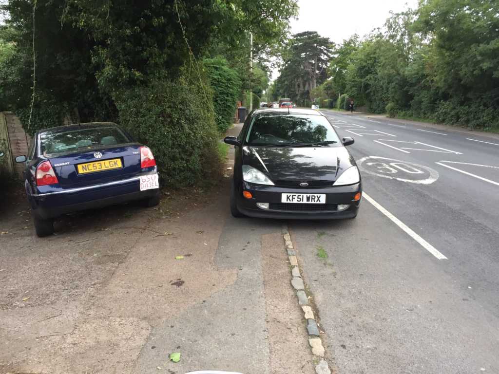 KF61 WRX displaying crap parking