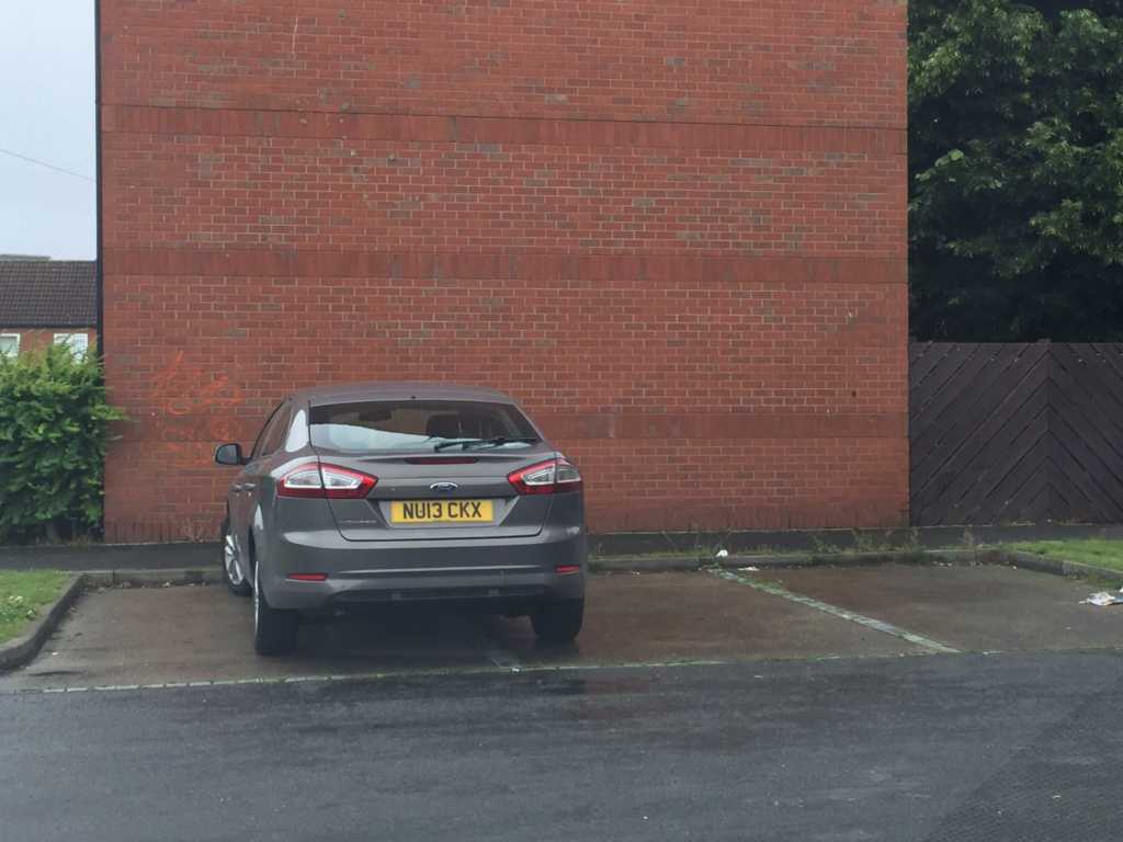 NU13 CKX is an Inconsiderate Parker