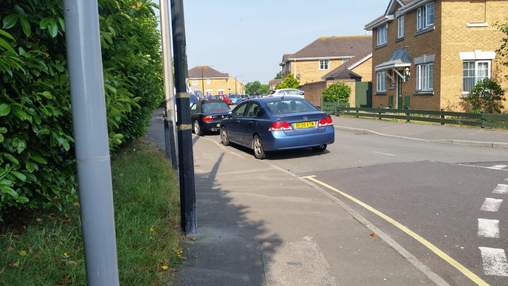 BF09 XTM displaying Selfish Parking