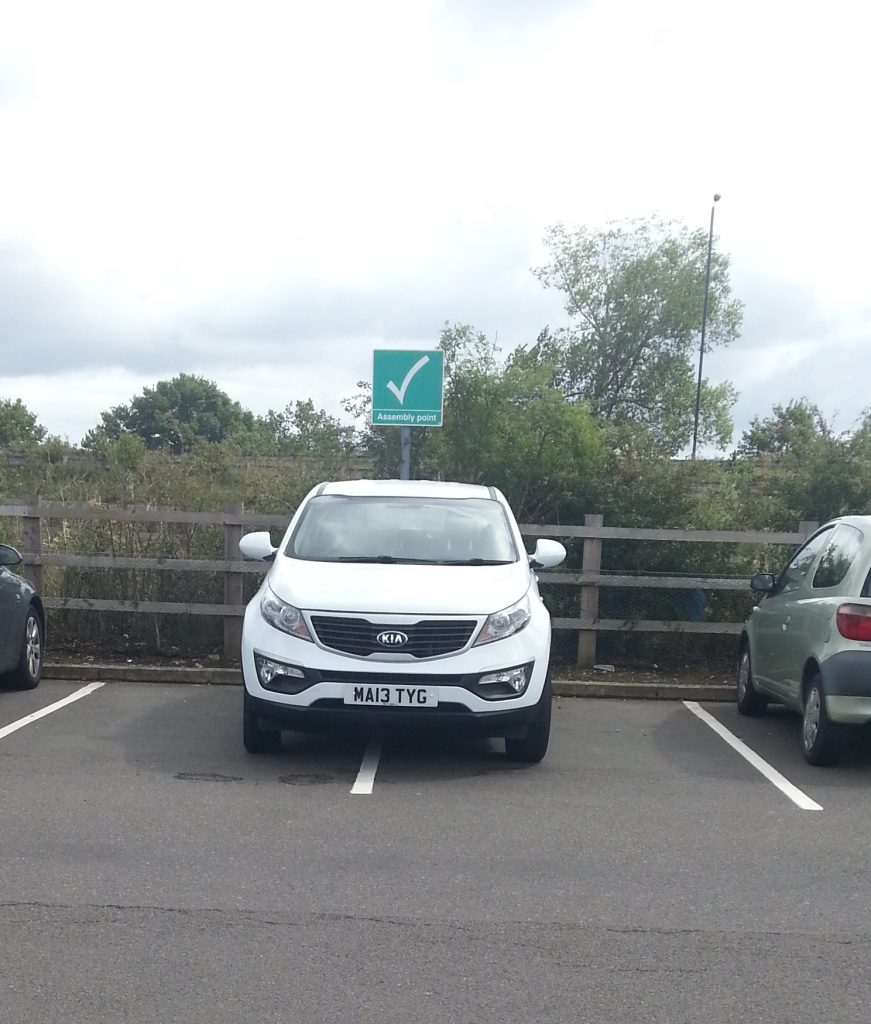 MA13 TYG displaying Selfish Parking