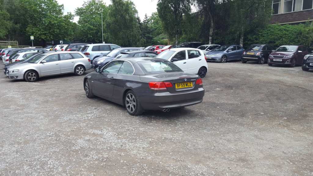 BF59 WLZ displaying Inconsiderate Parking