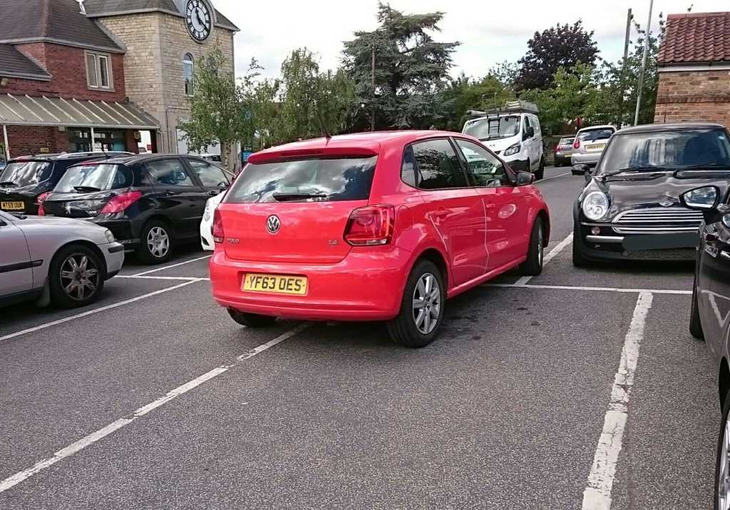 YF63 OES displaying Selfish Parking