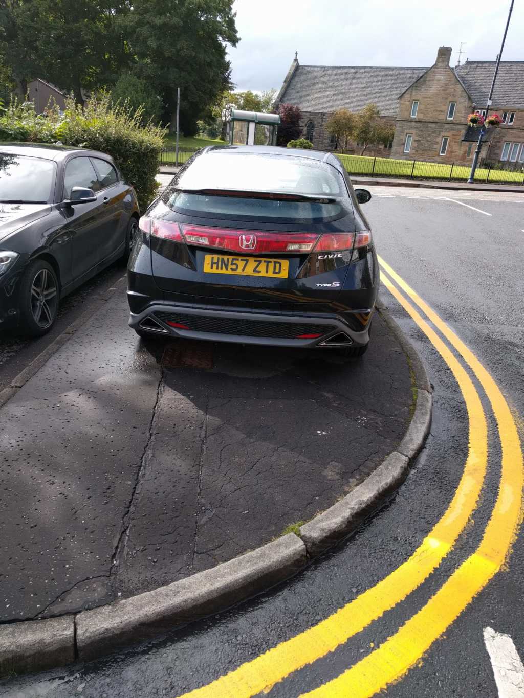 REG NOT ADDED displaying Selfish Parking