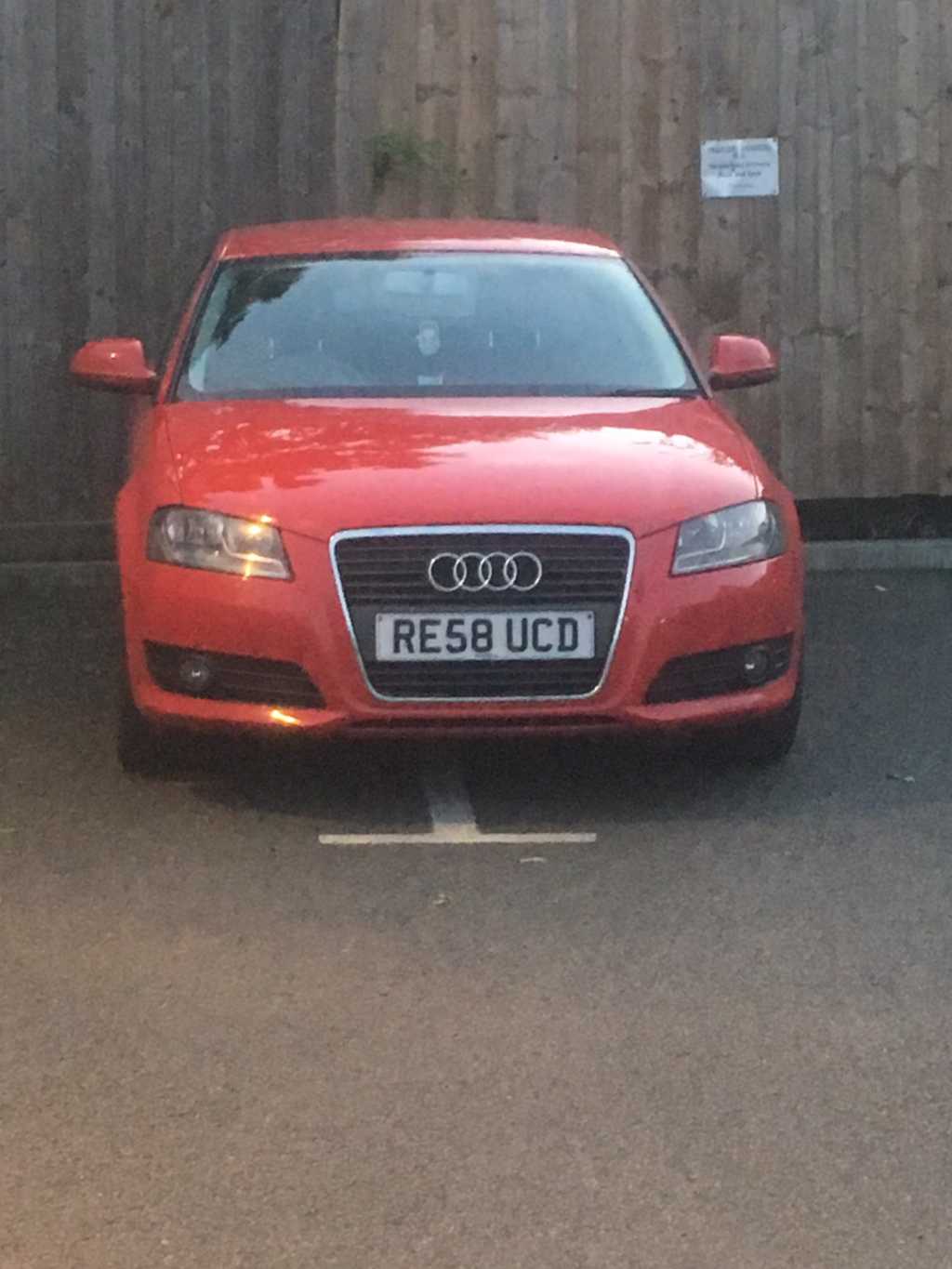 RE58 UCD displaying crap parking