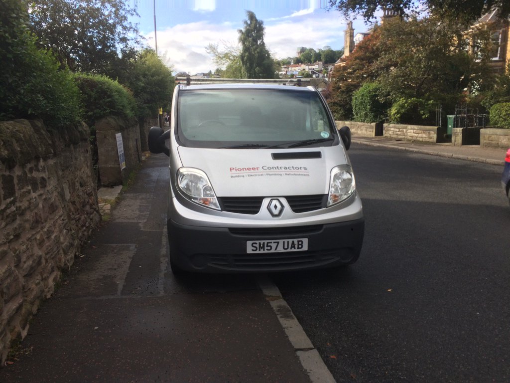 SM57 UAB displaying Inconsiderate Parking