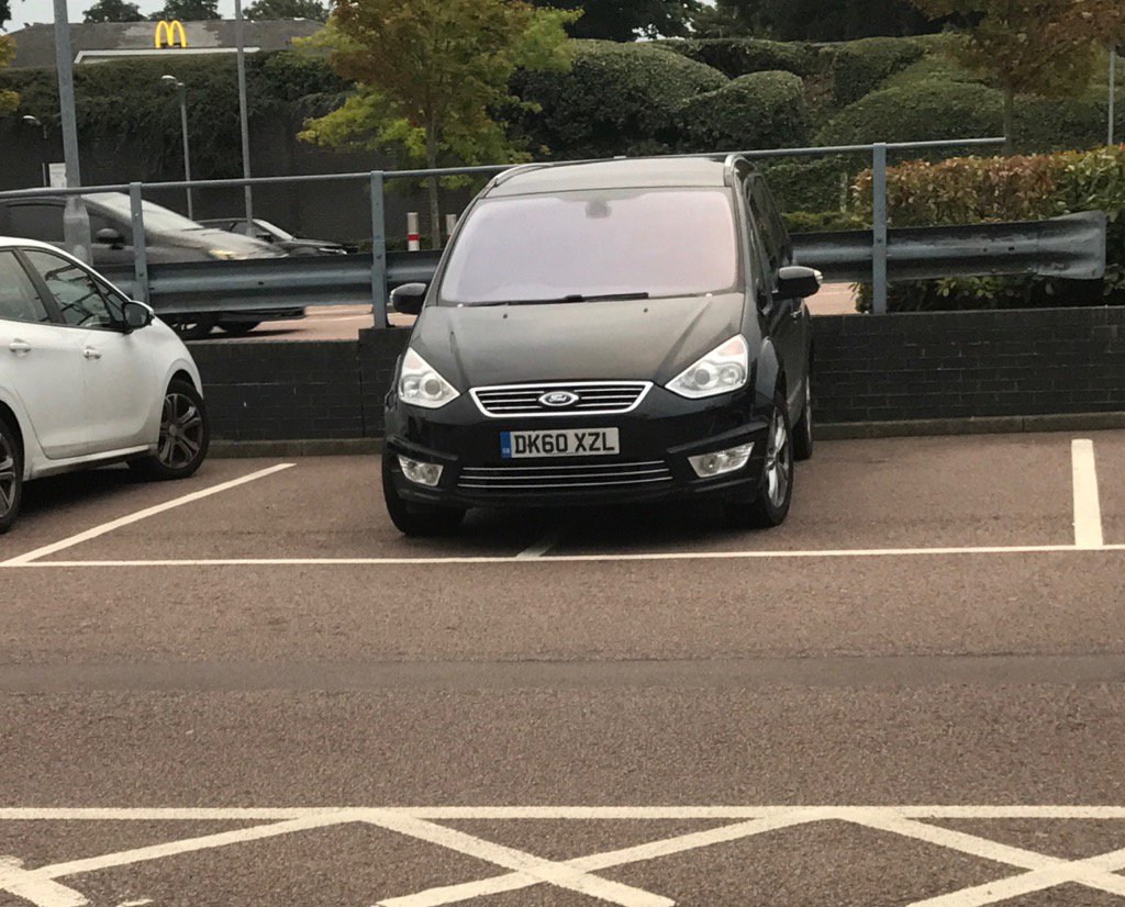 DK60 XZL displaying Inconsiderate Parking
