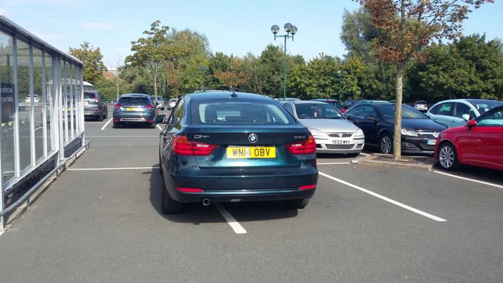 WN14 OBV displaying Inconsiderate Parking