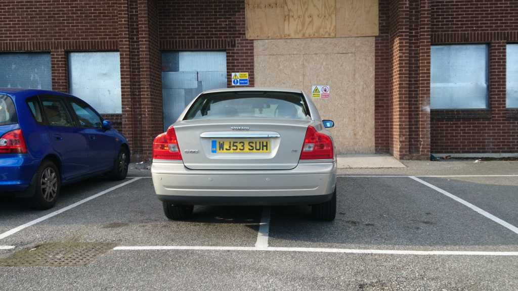 WJ53SUH displaying Selfish Parking