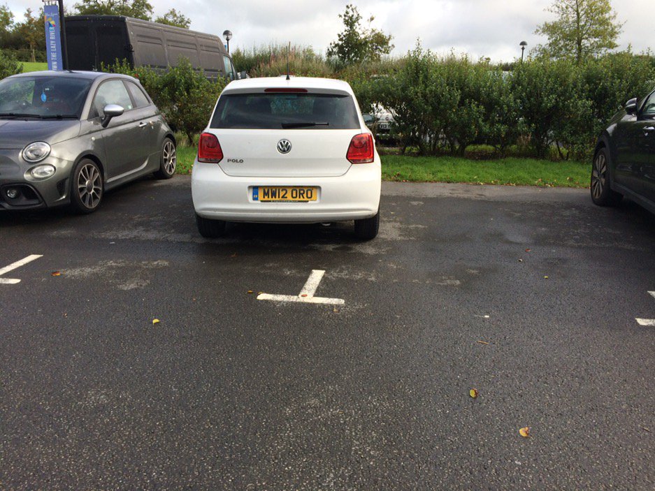 MW12 ORO displaying Selfish Parking