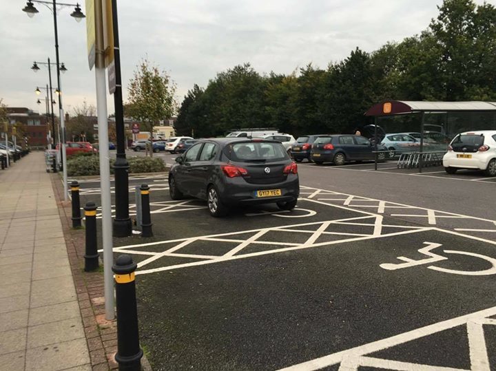 GY17 YEC displaying Selfish Parking