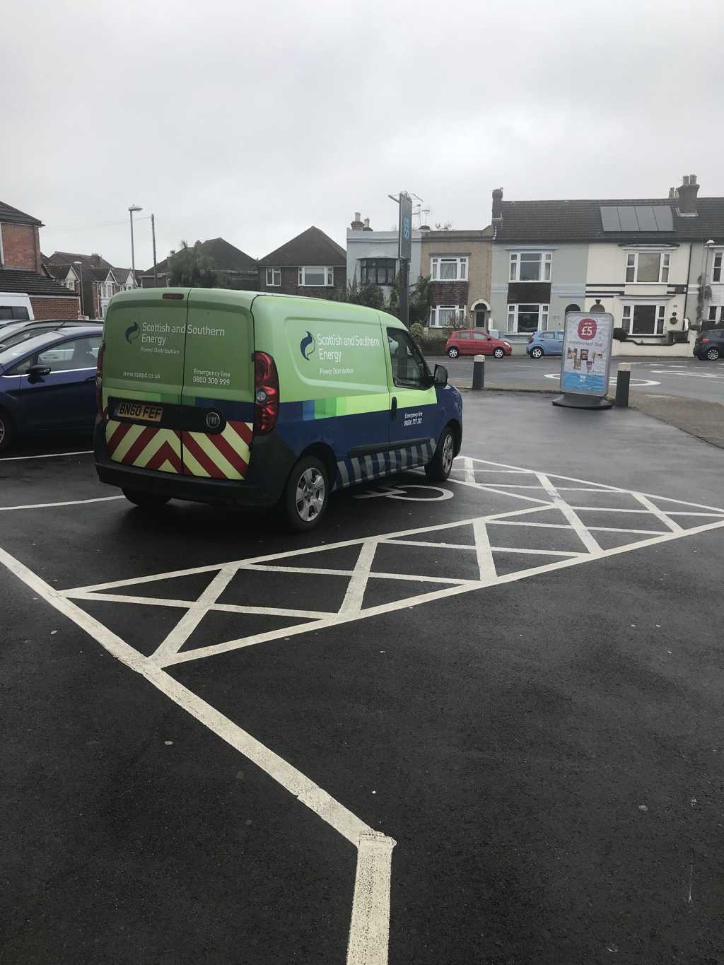 BN60 FEF displaying Selfish Parking