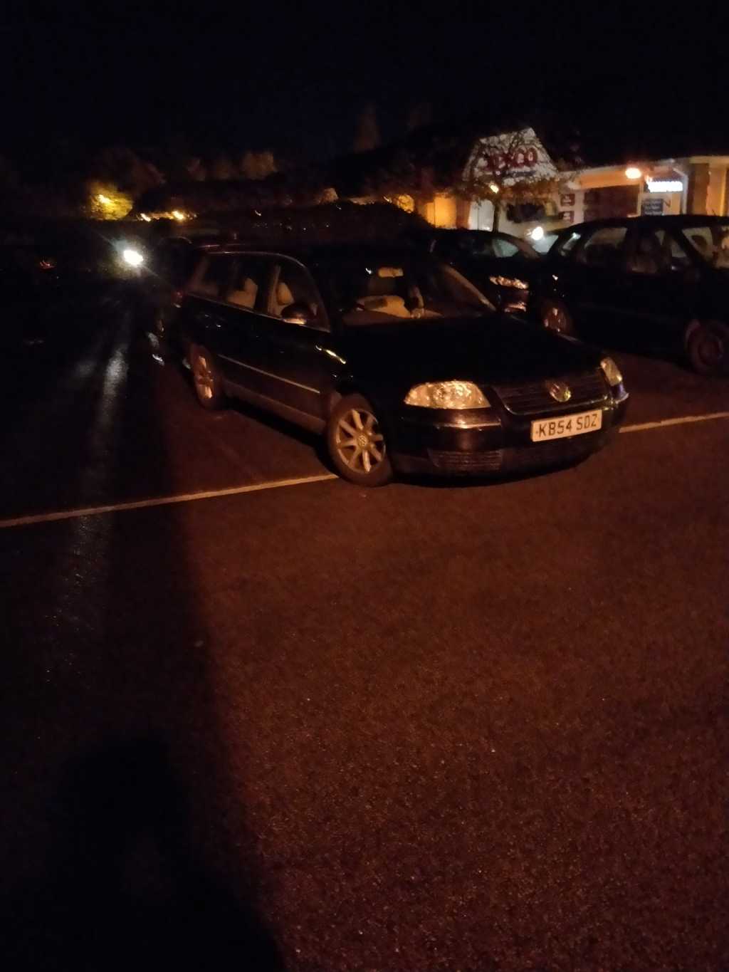 KB64 SDZ displaying Selfish Parking