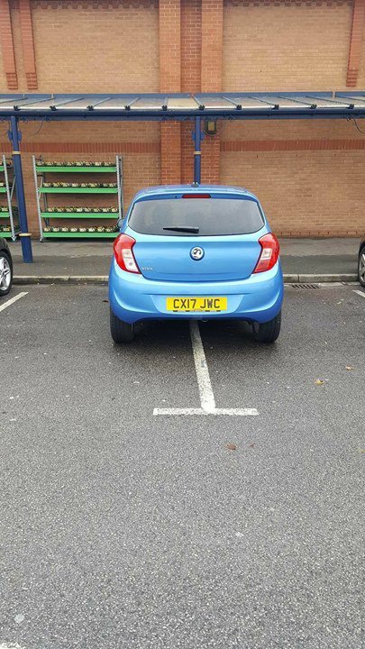 CX17 JWC is an Inconsiderate Parker