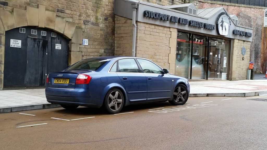 CM04 RDU displaying crap parking