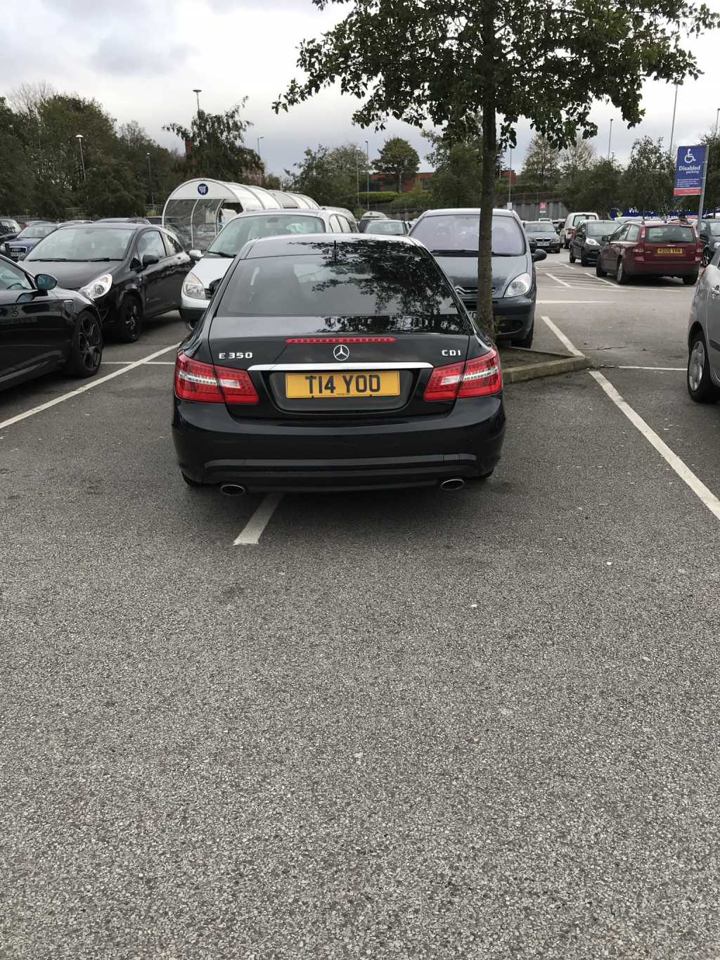 T14 YOO displaying Selfish Parking