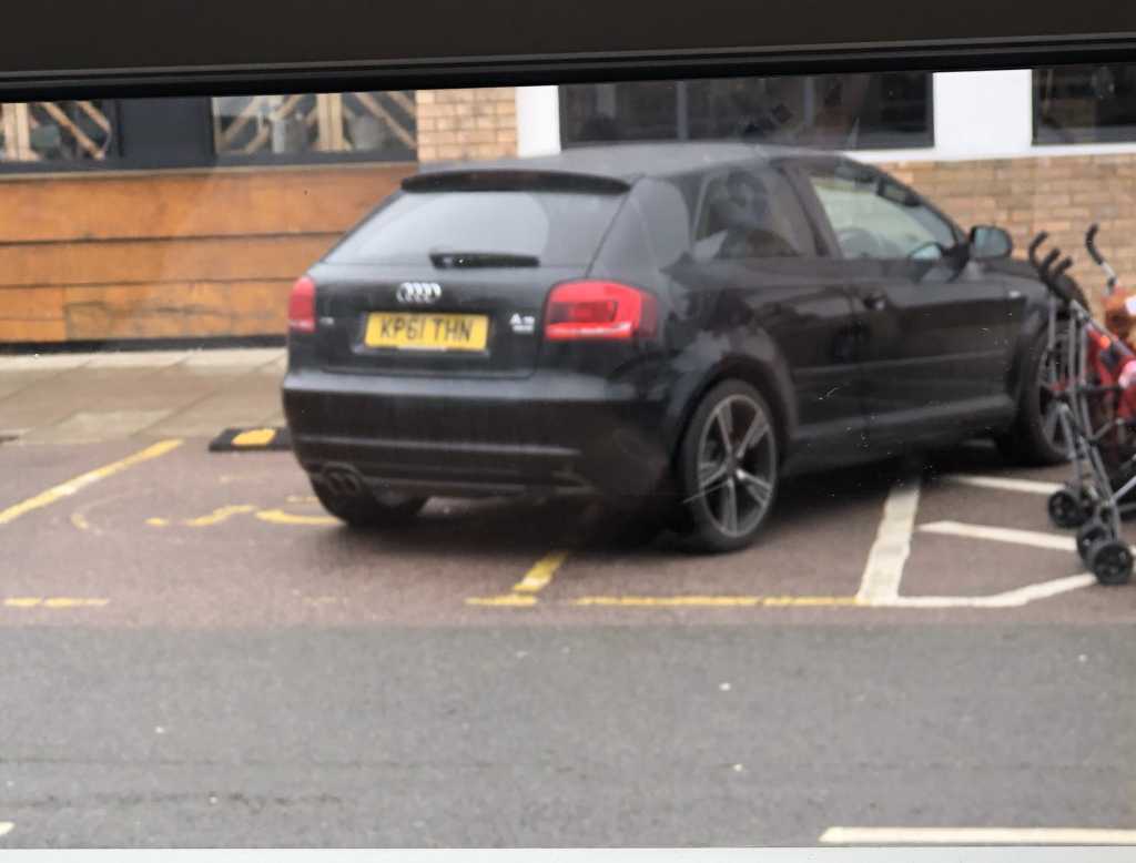 KP61 THN displaying Selfish Parking