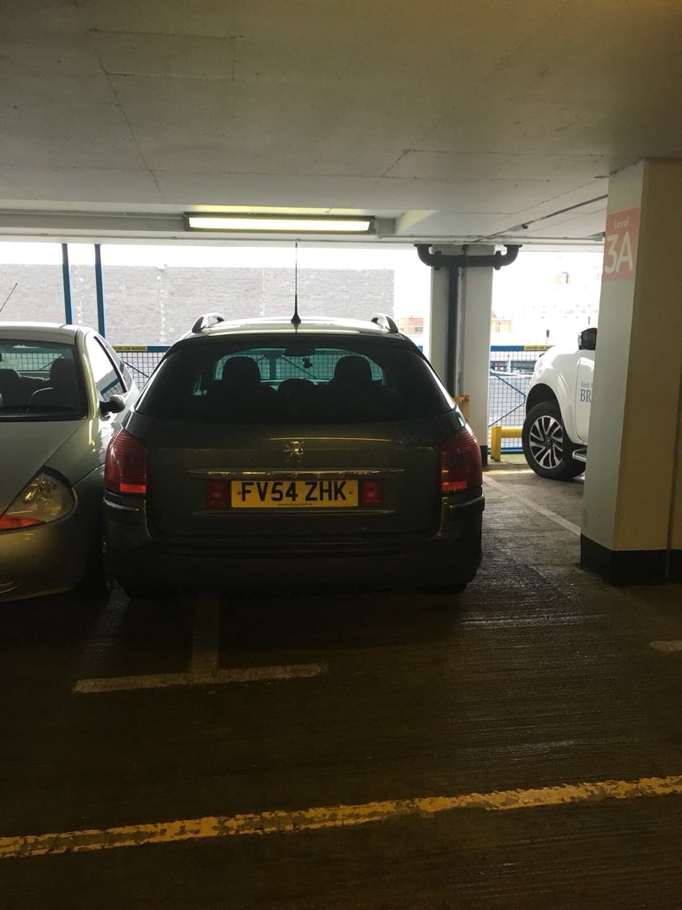 FV54 ZHK displaying Selfish Parking