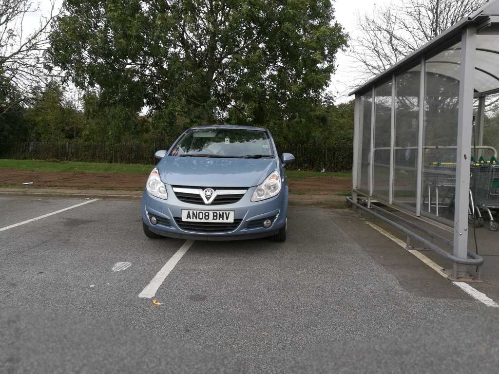 AN08 BMV displaying Selfish Parking