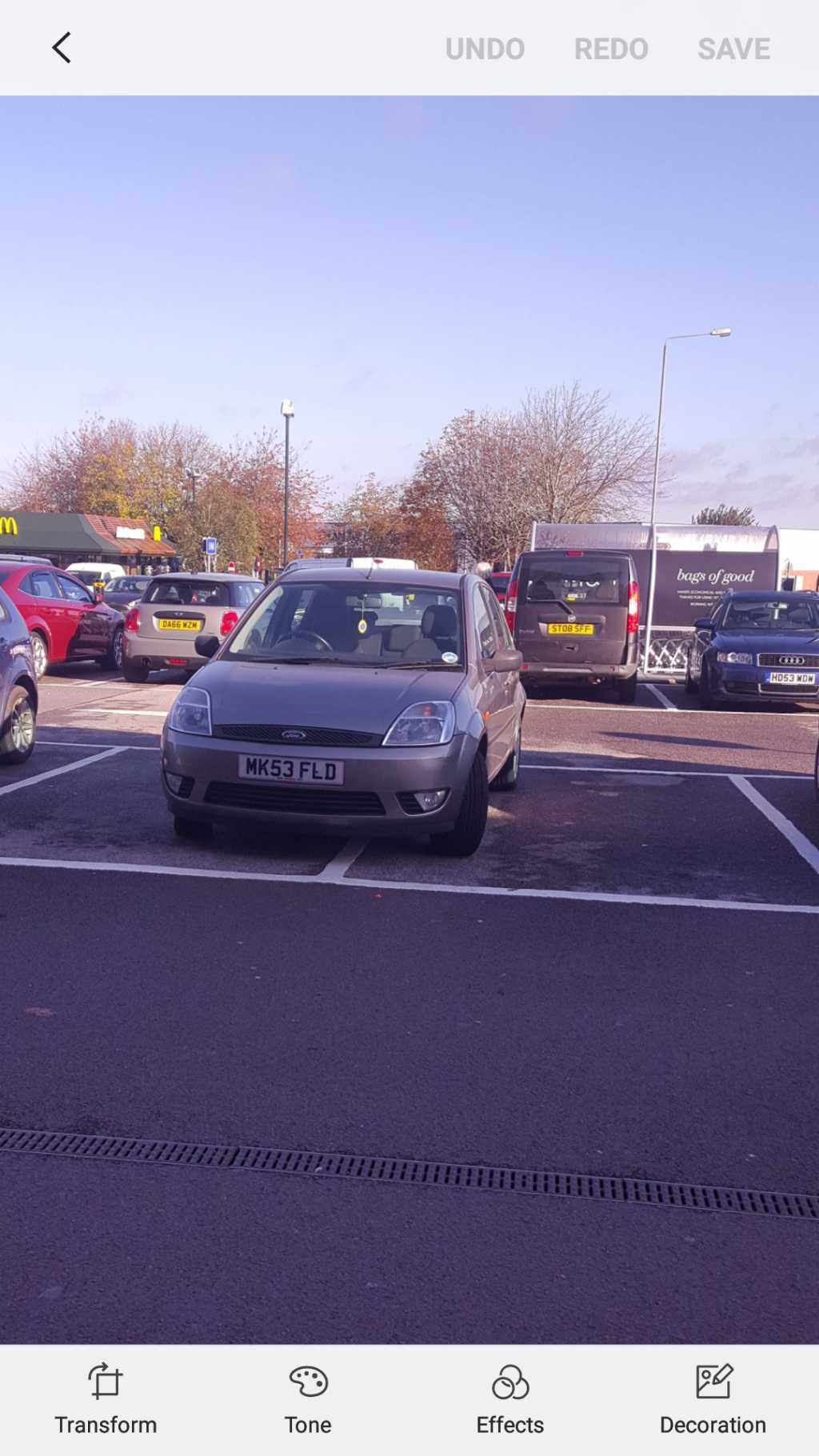 MK53 FLD displaying Inconsiderate Parking