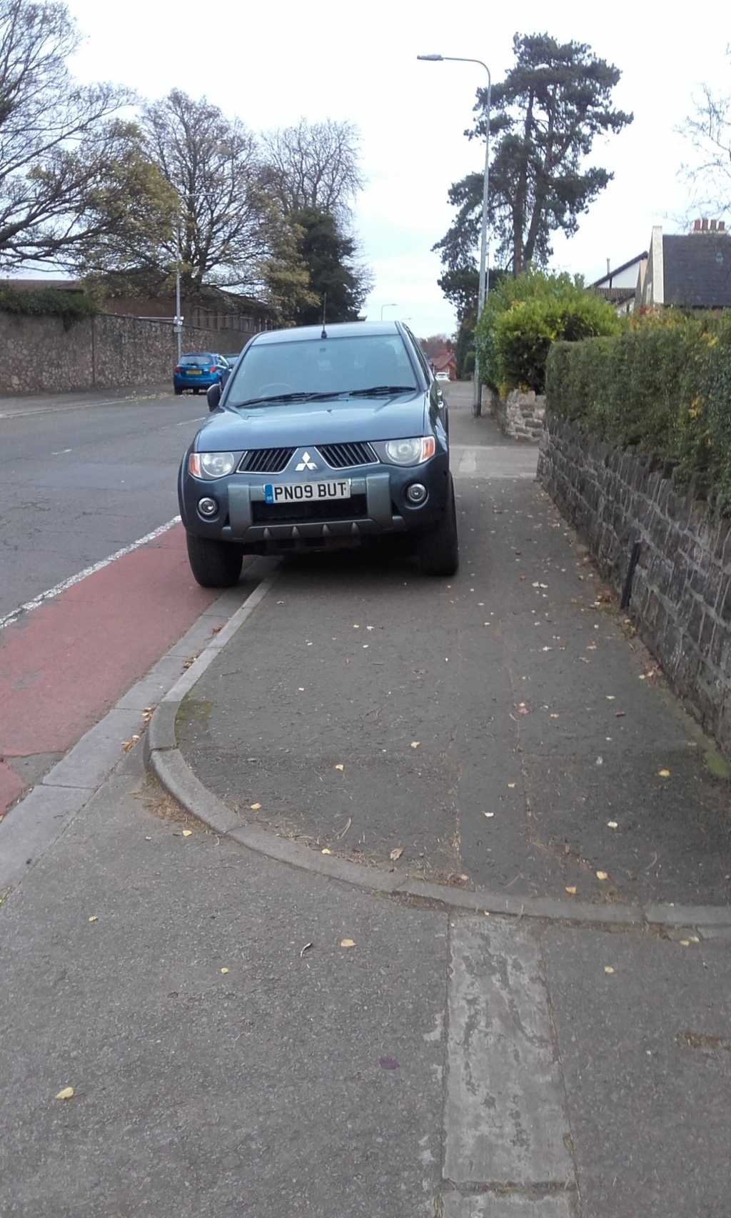 PN09 BUT displaying Inconsiderate Parking