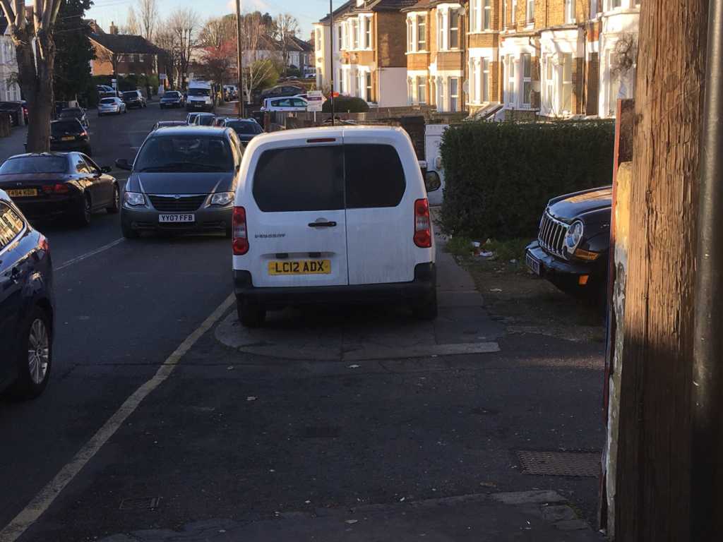 LC12 ADX displaying Inconsiderate Parking