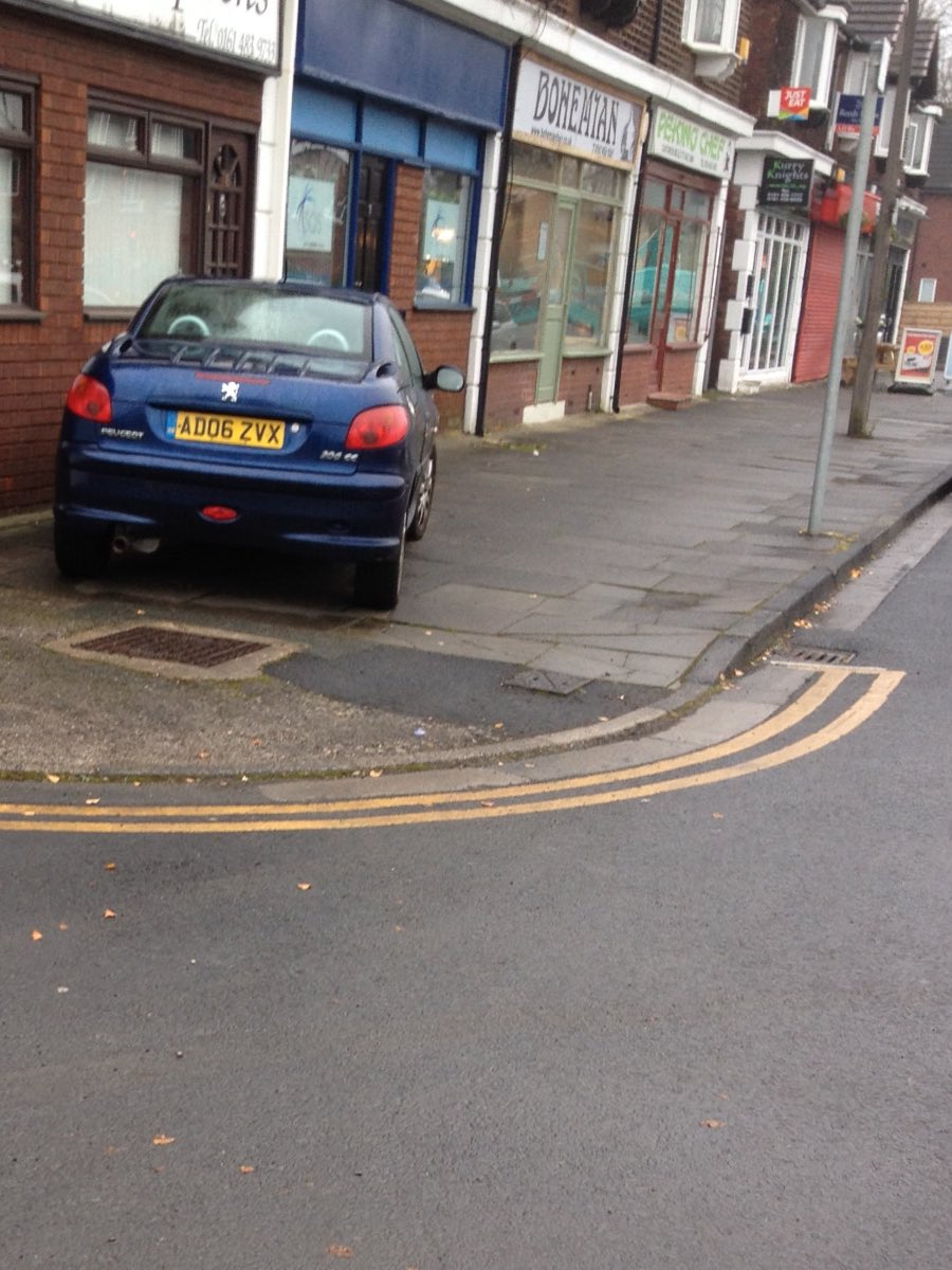 AD06ZVX is an Inconsiderate Parker