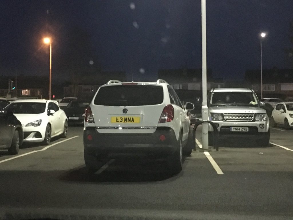 L3 MNA displaying Inconsiderate Parking