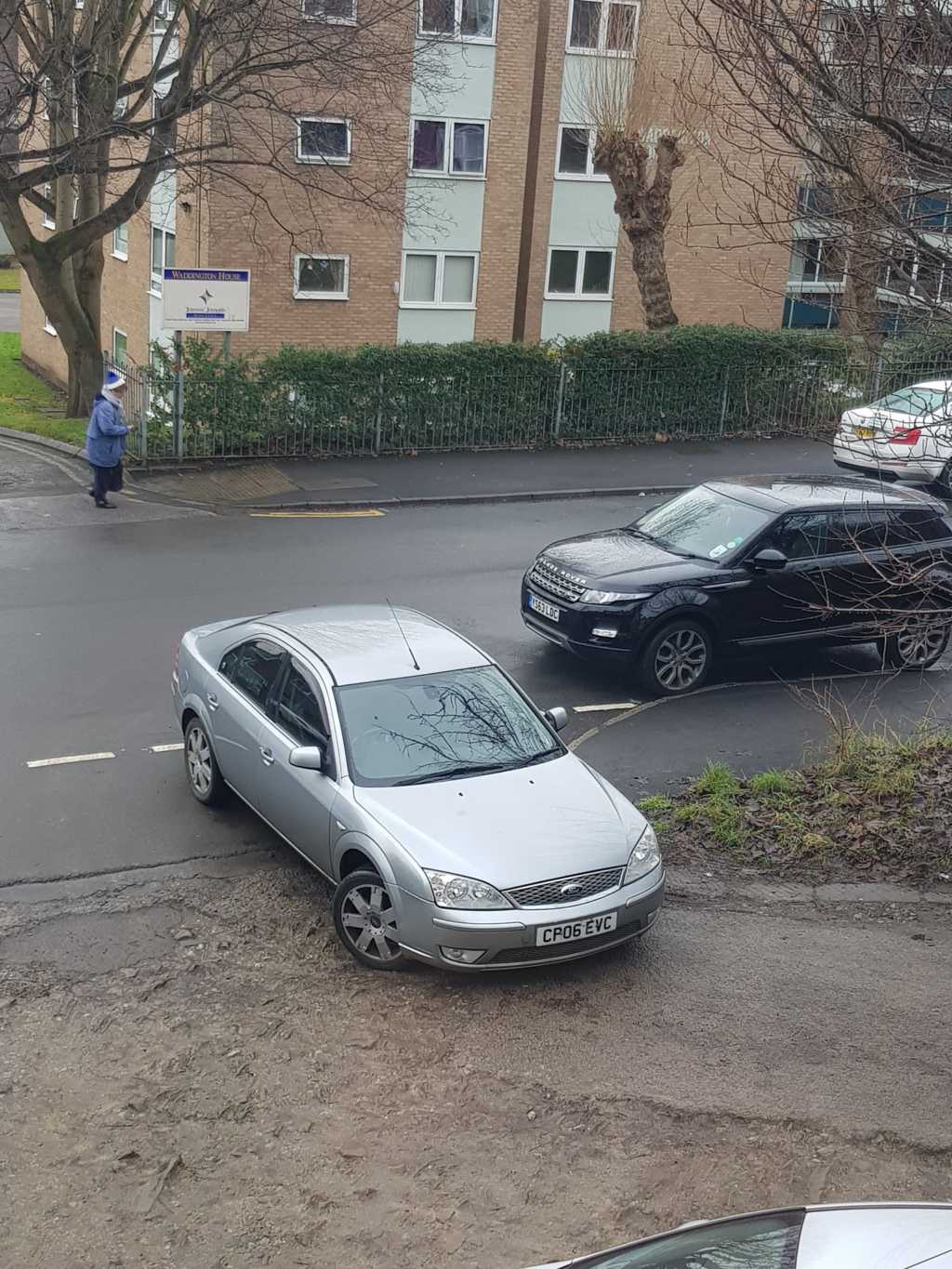 CP06 EVC displaying Inconsiderate Parking