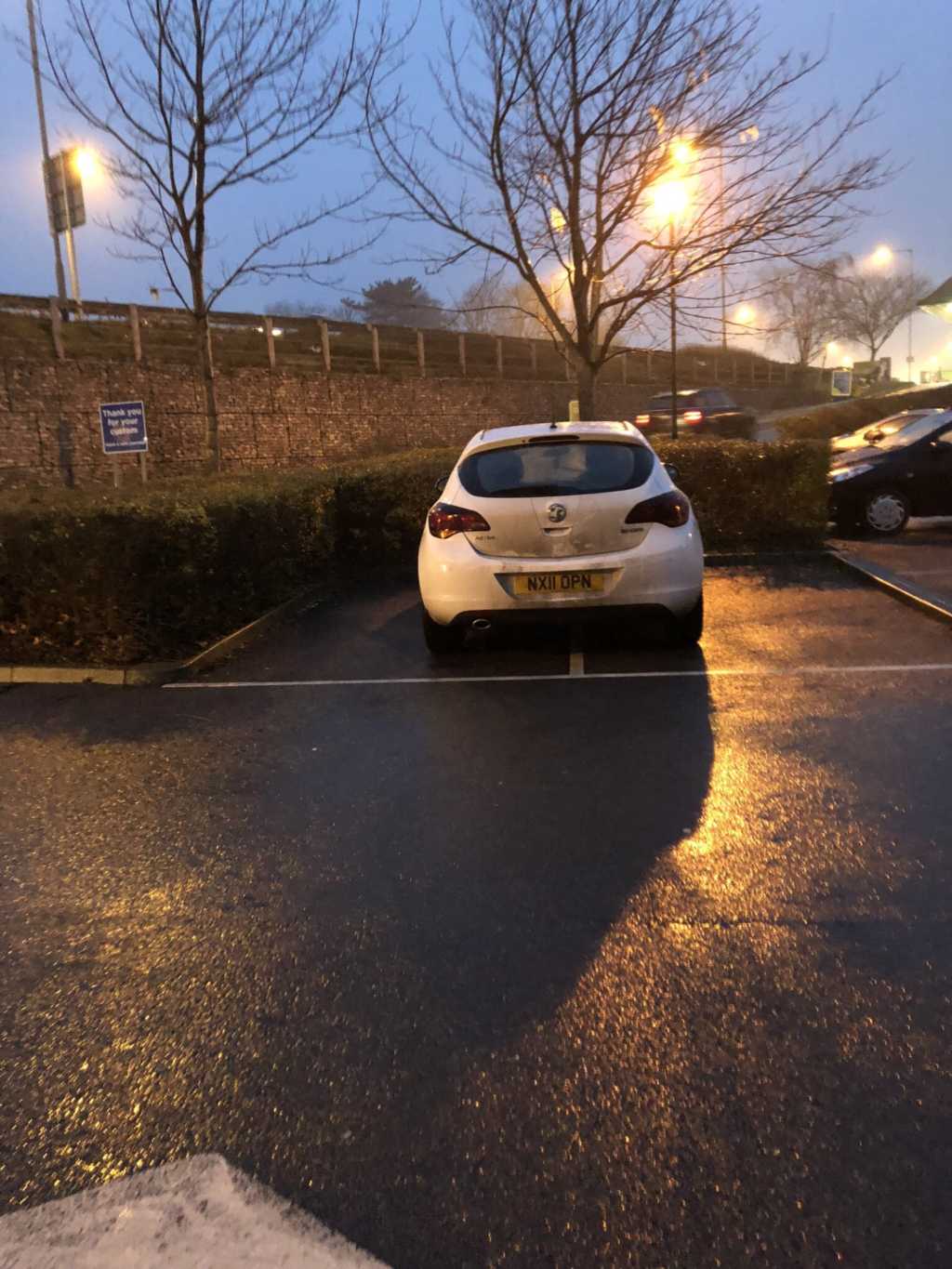 NX11 OPN displaying Inconsiderate Parking