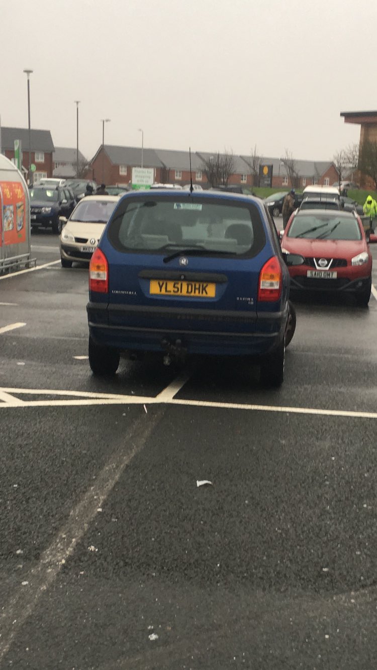 YL51 DHK is an Inconsiderate Parker