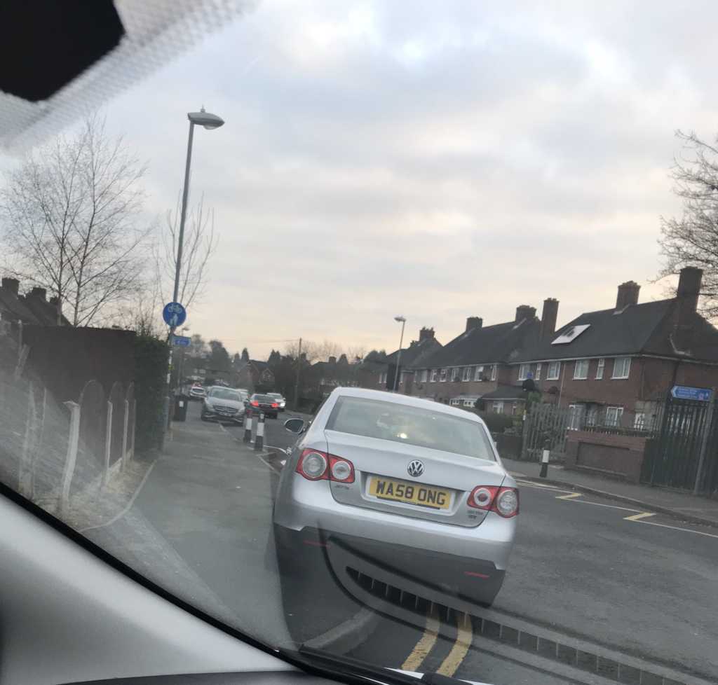 WA58 ONG is a crap parker